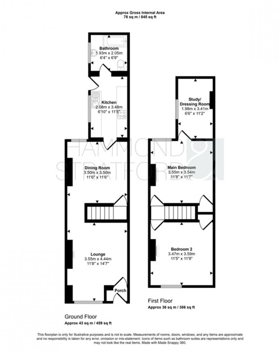 Floorplan for Maida Vale, Golden Triangle