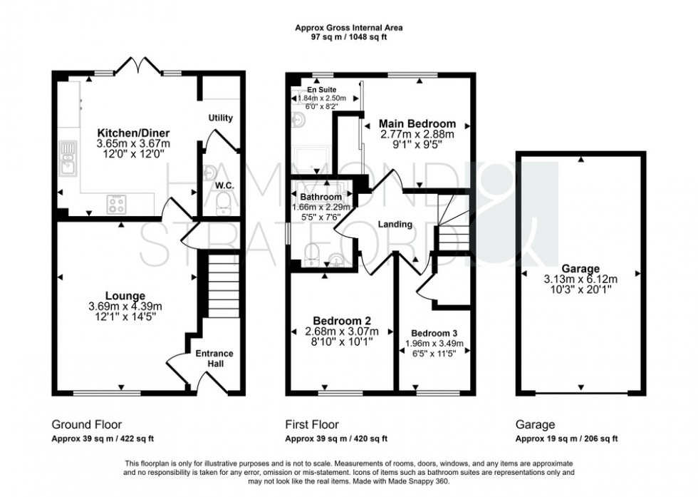 Floorplan for Harvest Road, Attleborough