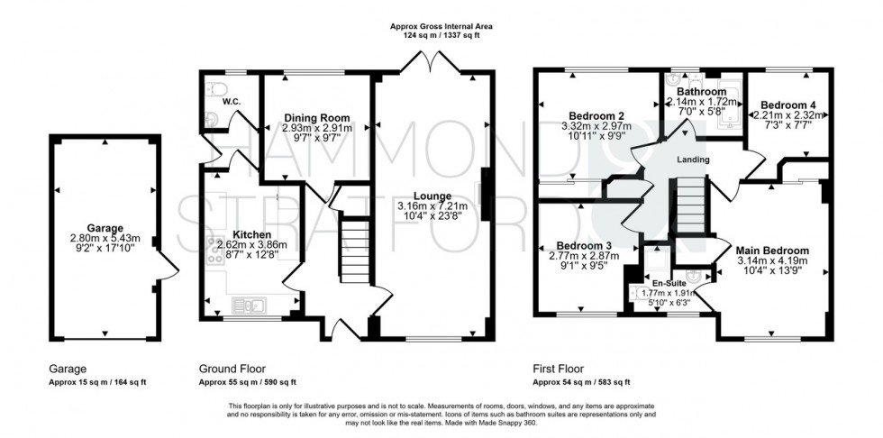 Floorplan for Mallow Way, Wymondham