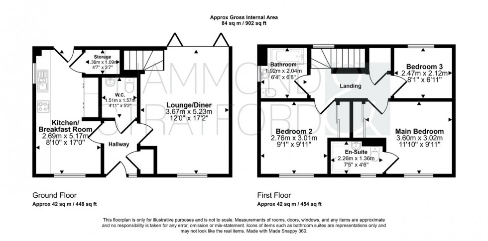 Floorplan for Natterers Road, Hethersett