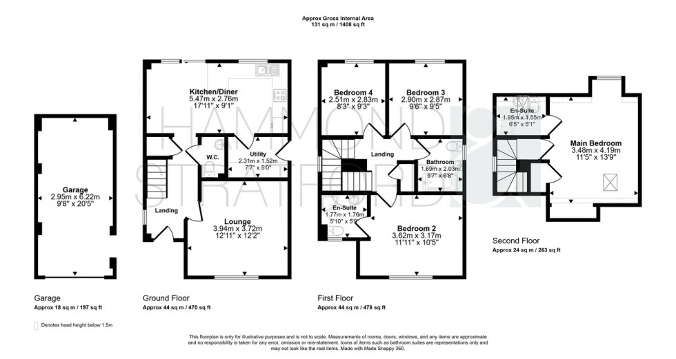 Floorplan for Deer Vale, Hethersett