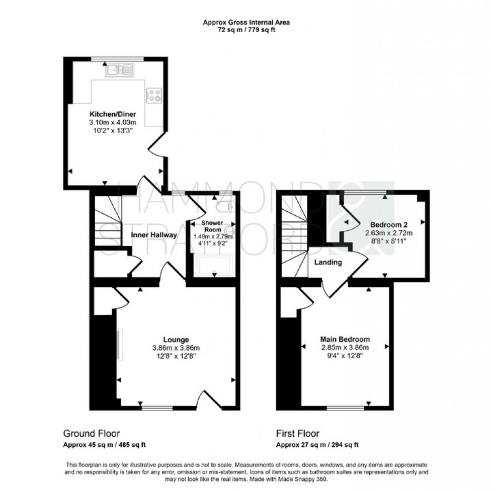 Floorplan for White Hart Street, East Harling, Norfolk, NR16 2NE