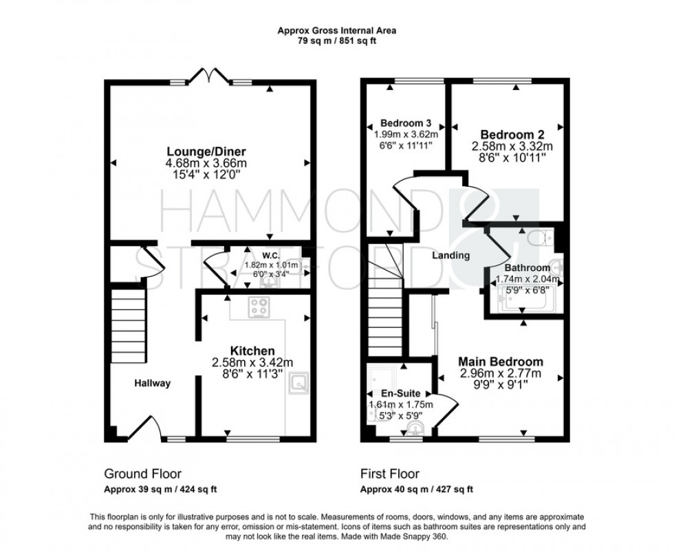 Floorplan for Teasel Road, Attleborough