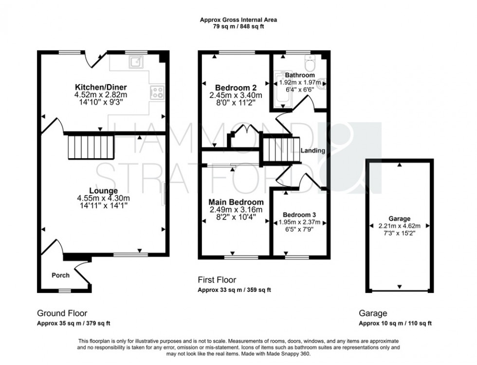 Floorplan for Cartmel, Hethersett