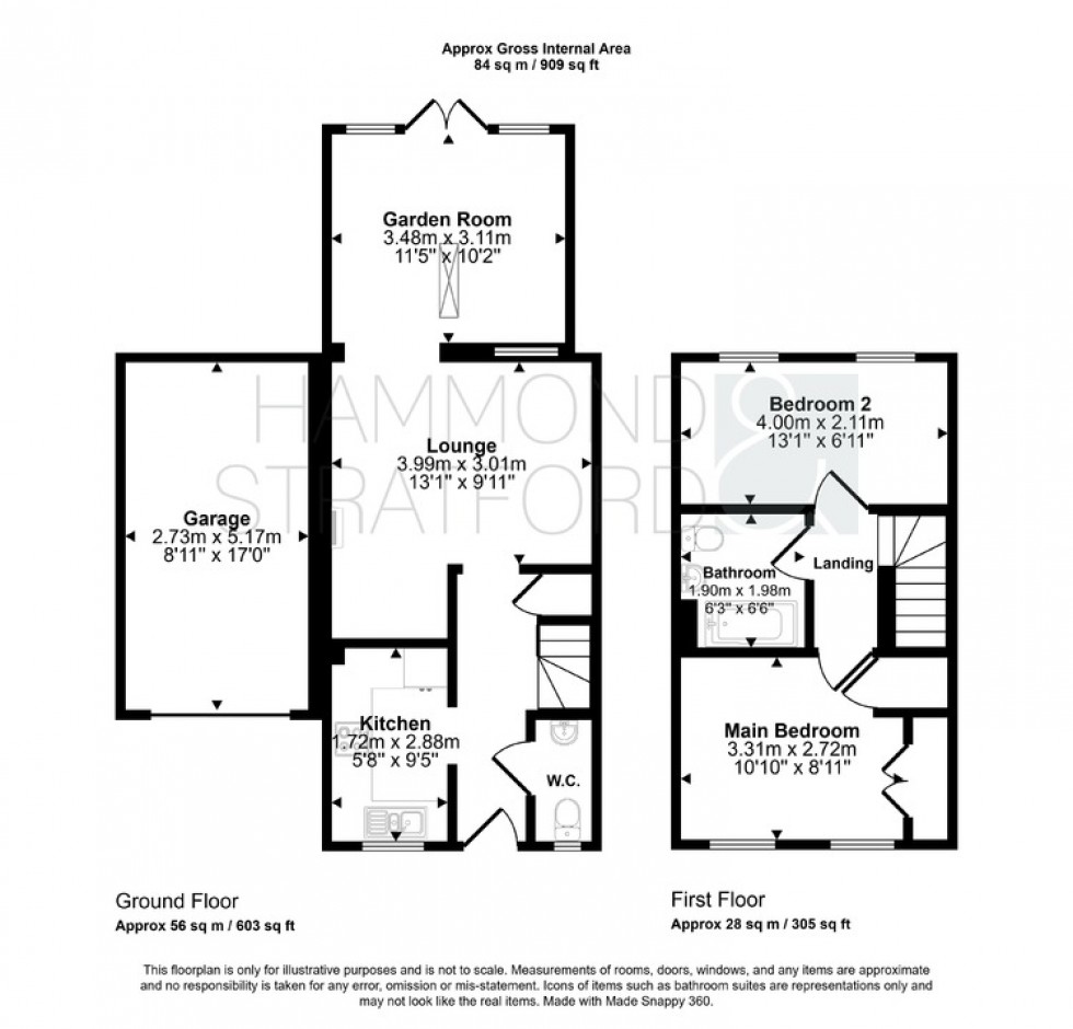 Floorplan for Spitfire Close, Attleborough
