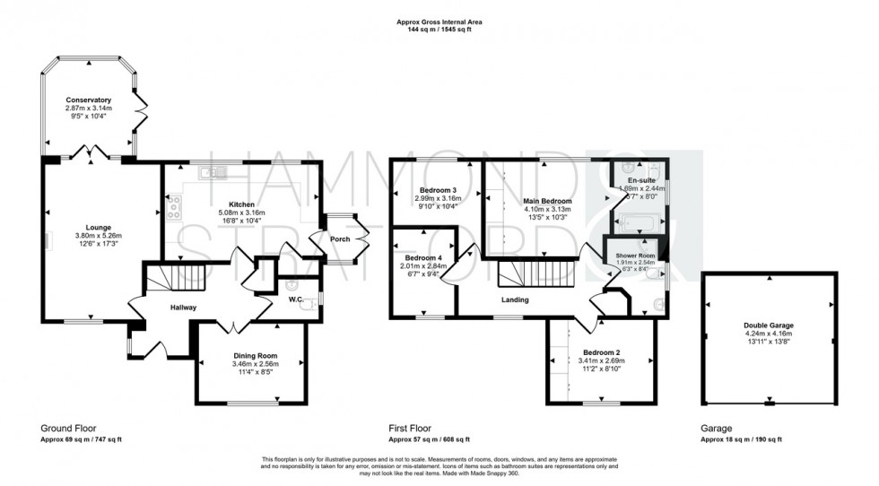 Floorplan for Blakestone Drive, Thorpe St Andrew