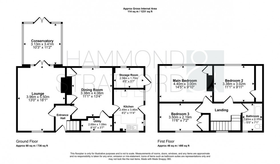 Floorplan for West Croft, Hethersett