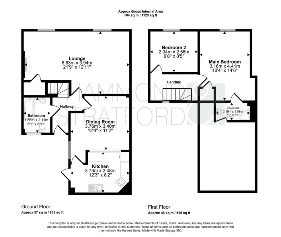 Floorplan for Barnes Yard, Leonards Street, Norwich