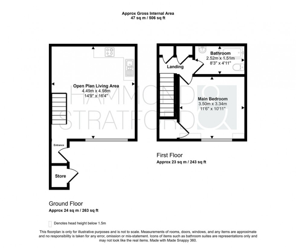 Floorplan for Rayners Way, Mattishall