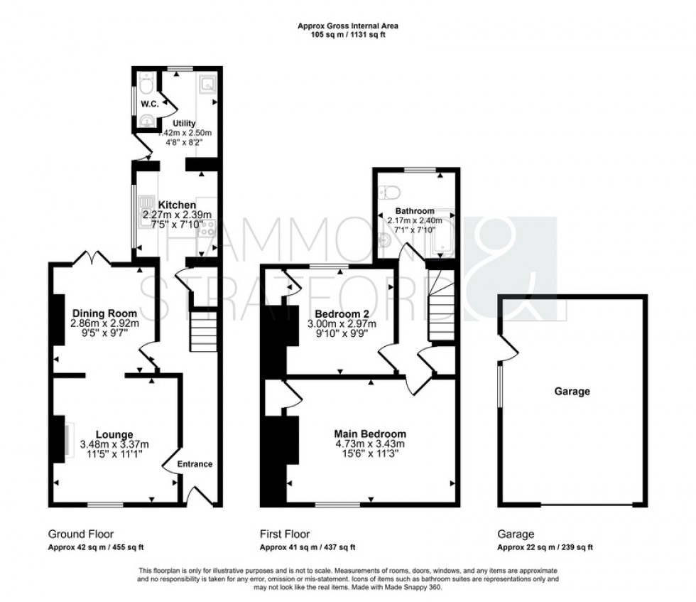 Floorplan for Newmarket Street, Norwich