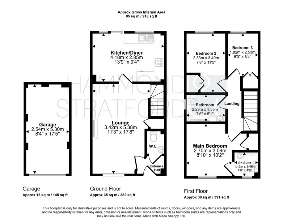 Floorplan for Copenhagen Way, Norwich