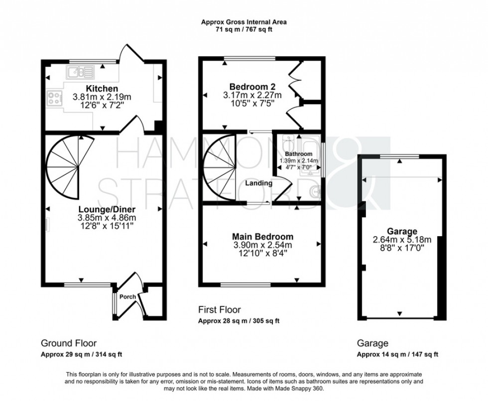 Floorplan for Wakehurst Close, Norwich