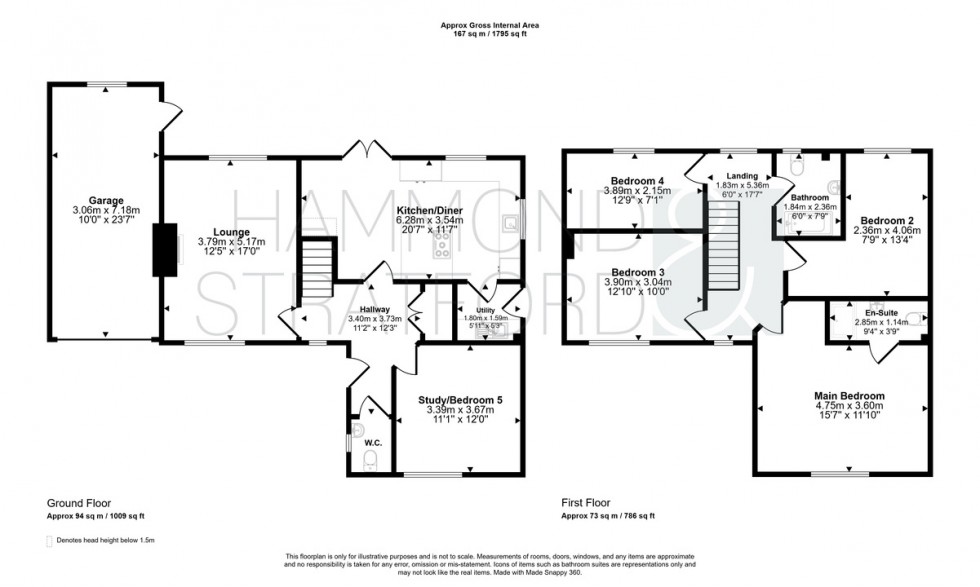 Floorplan for Harper Close, Shropham