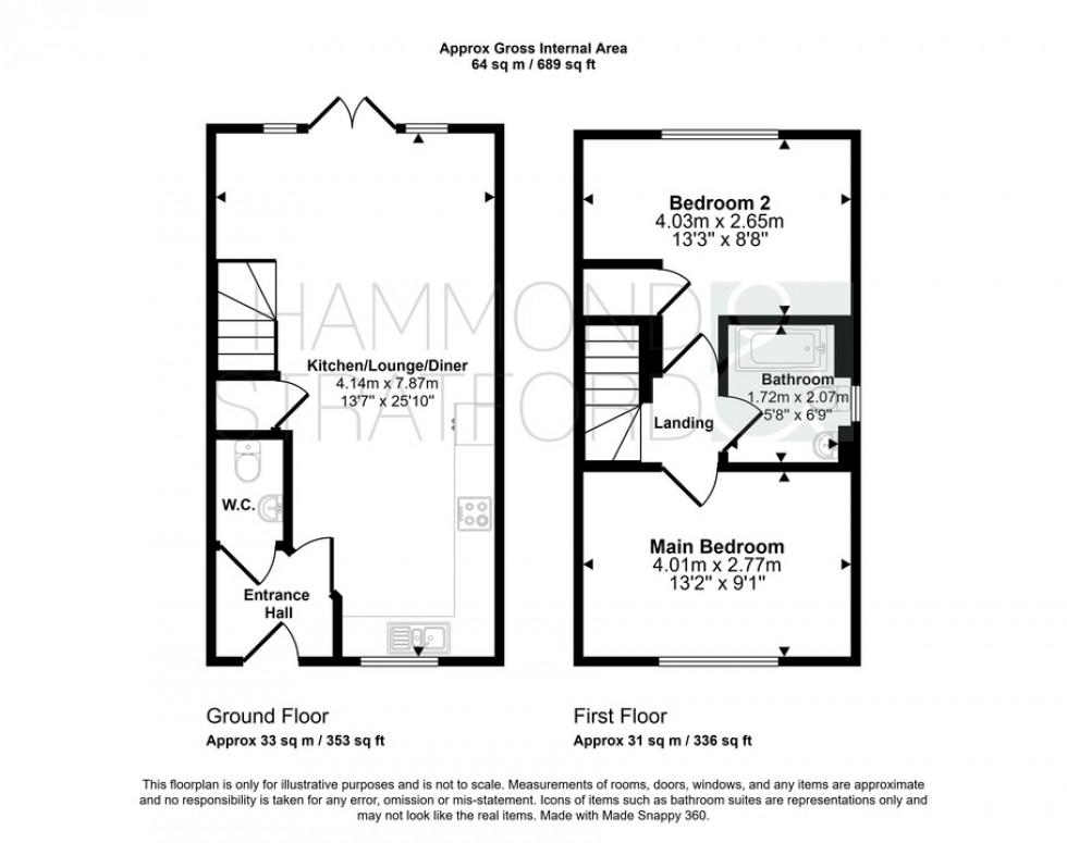 Floorplan for Magpie Place, Wymondham
