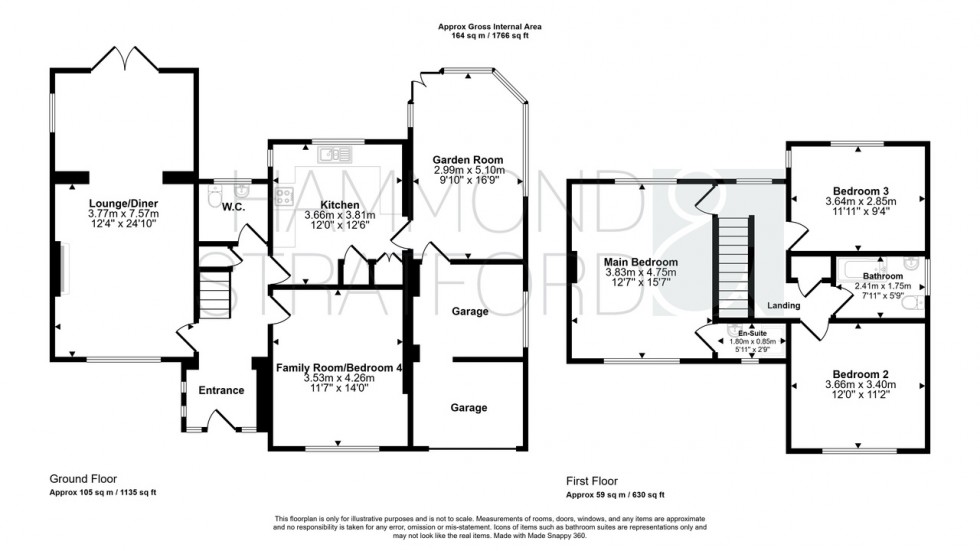Floorplan for Whitegates Close, Hethersett