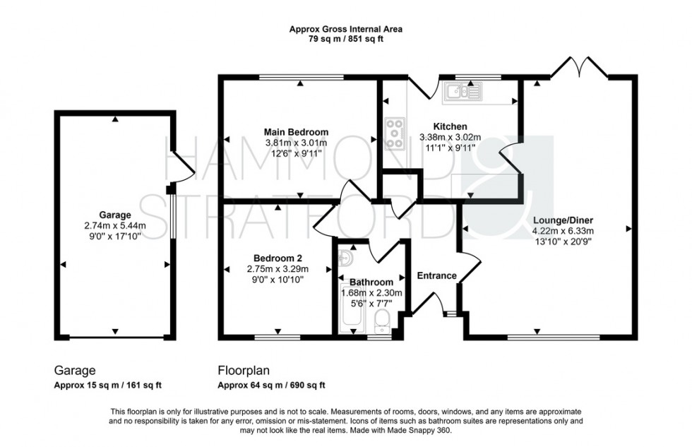 Floorplan for Primrose Close, Attleborough