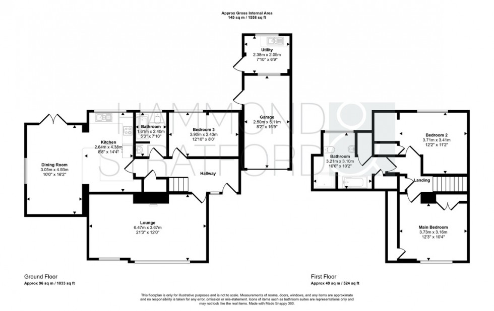 Floorplan for 22 Longview, Hethersett