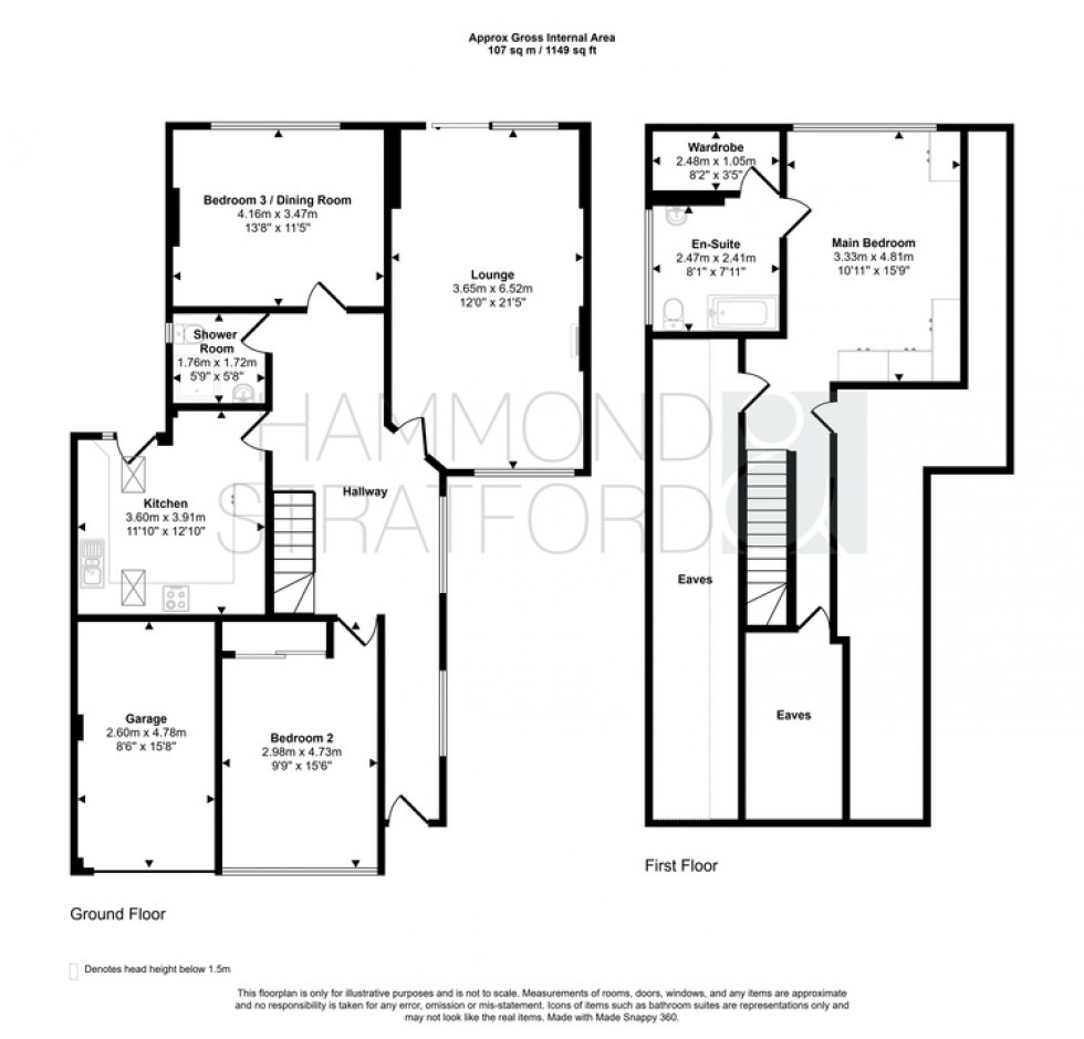 Floorplan for Ashurst Road, Barnet