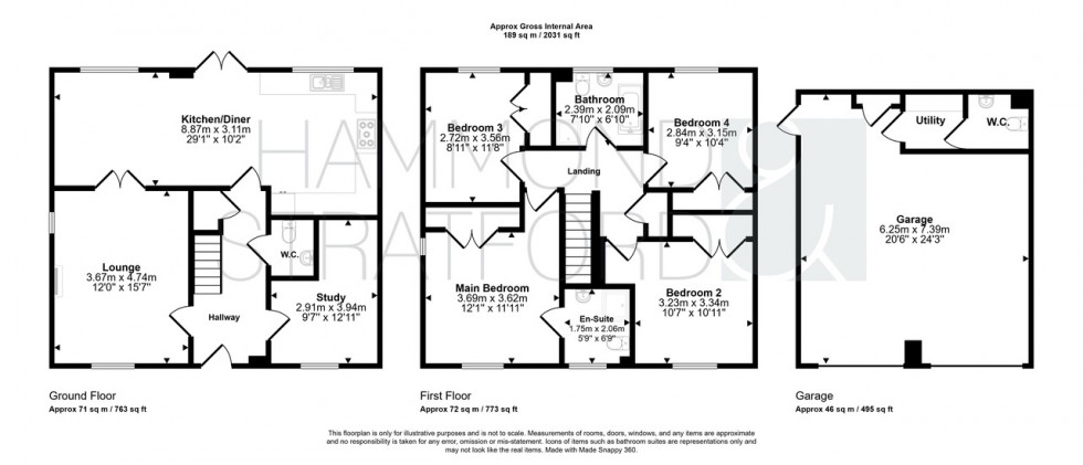 Floorplan for Byfords Way, Watton