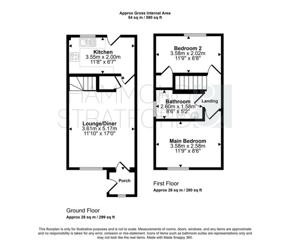 Floorplan for Cartmel, Hethersett