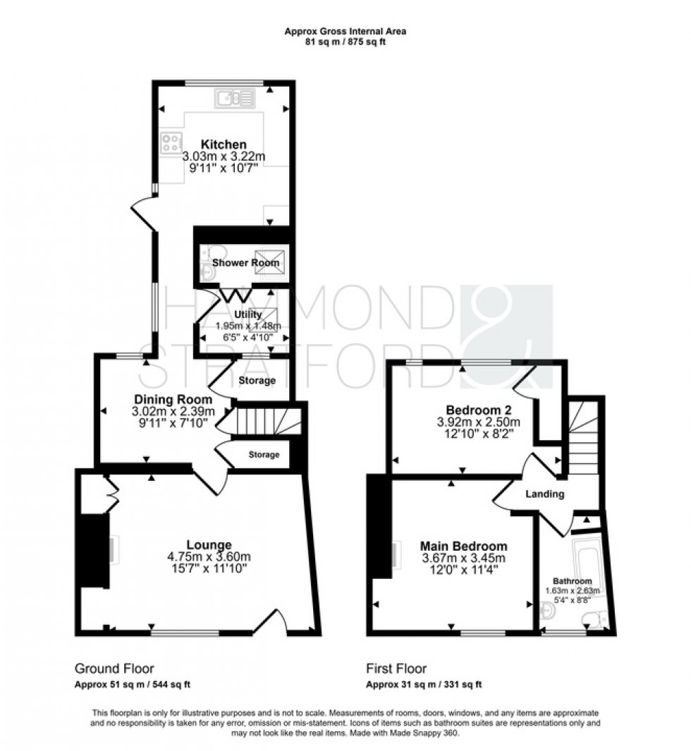 Floorplan for Church Street, New Buckenham