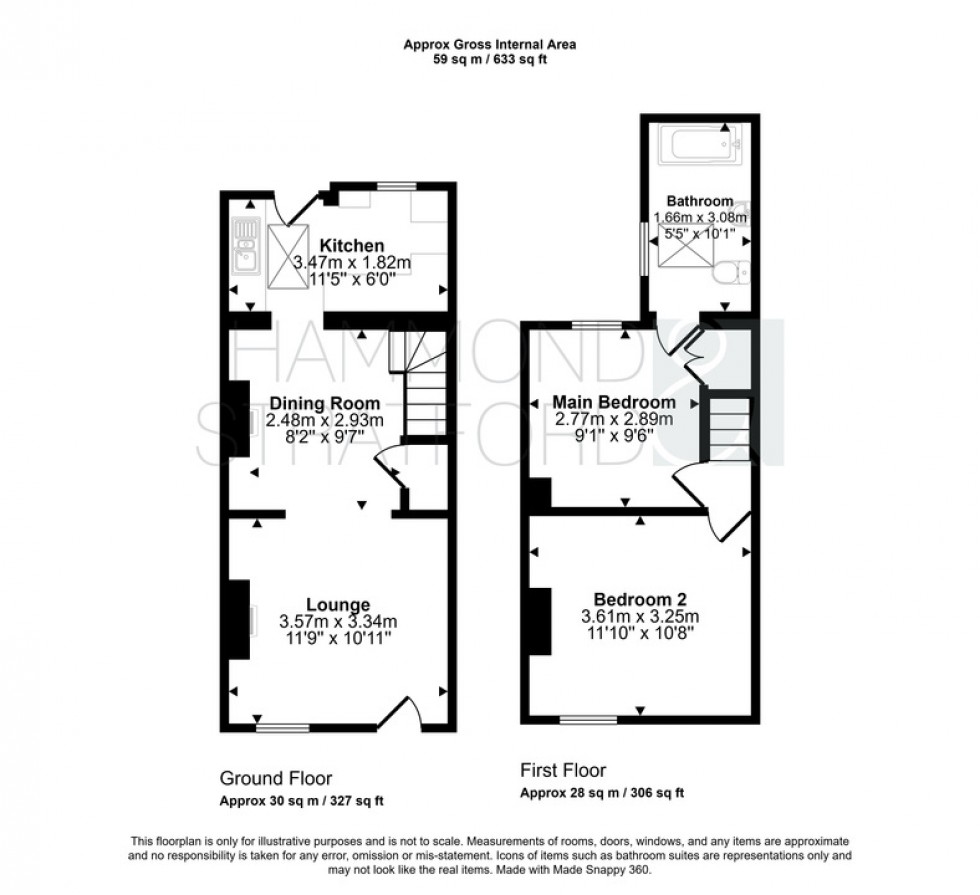 Floorplan for Hall Road, Norwich
