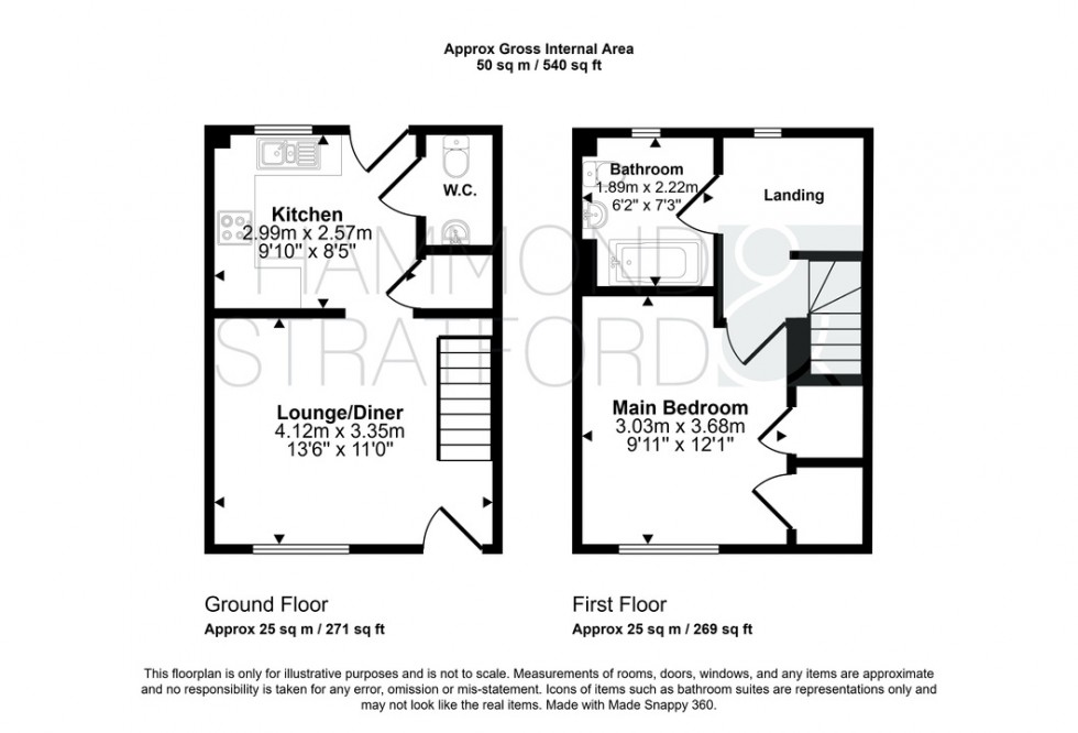 Floorplan for Cowslip Meadow, Attleborough