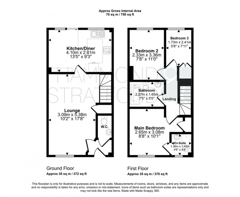 Floorplan for Lobelia Lane, Cringleford