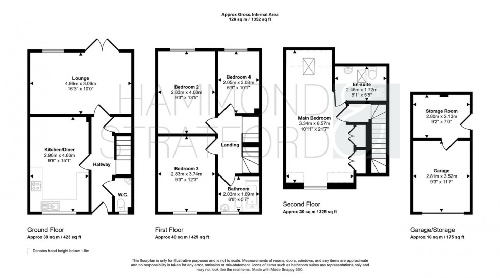 Floorplan for Blake Close, Hethersett