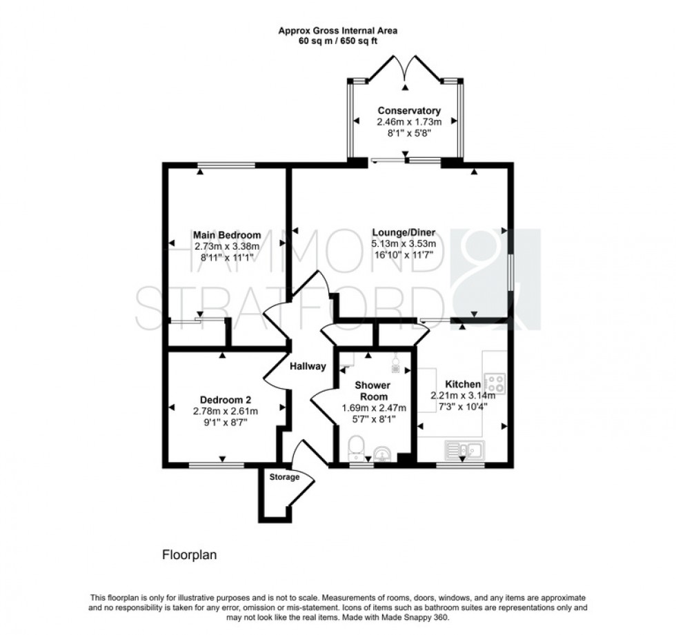 Floorplan for Rowan Gardens, Hethersett