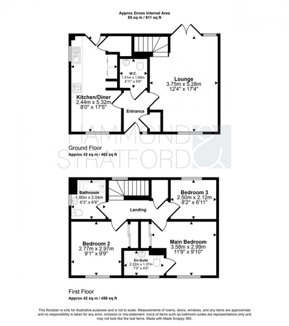 Floorplan for Barbastelle Crescent, Hethersett