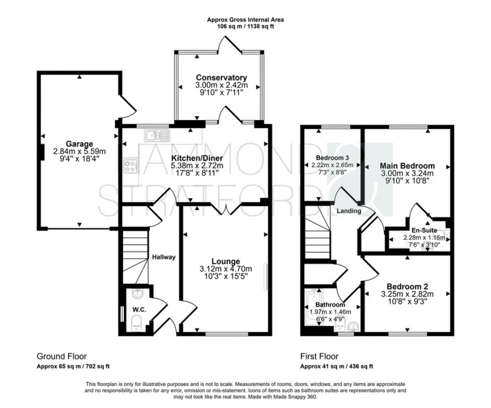 Floorplan for Bromedale Avenue, Mulbarton