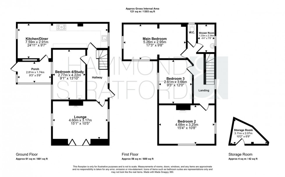 Floorplan for Cotman Road, Thorpe Hamlet