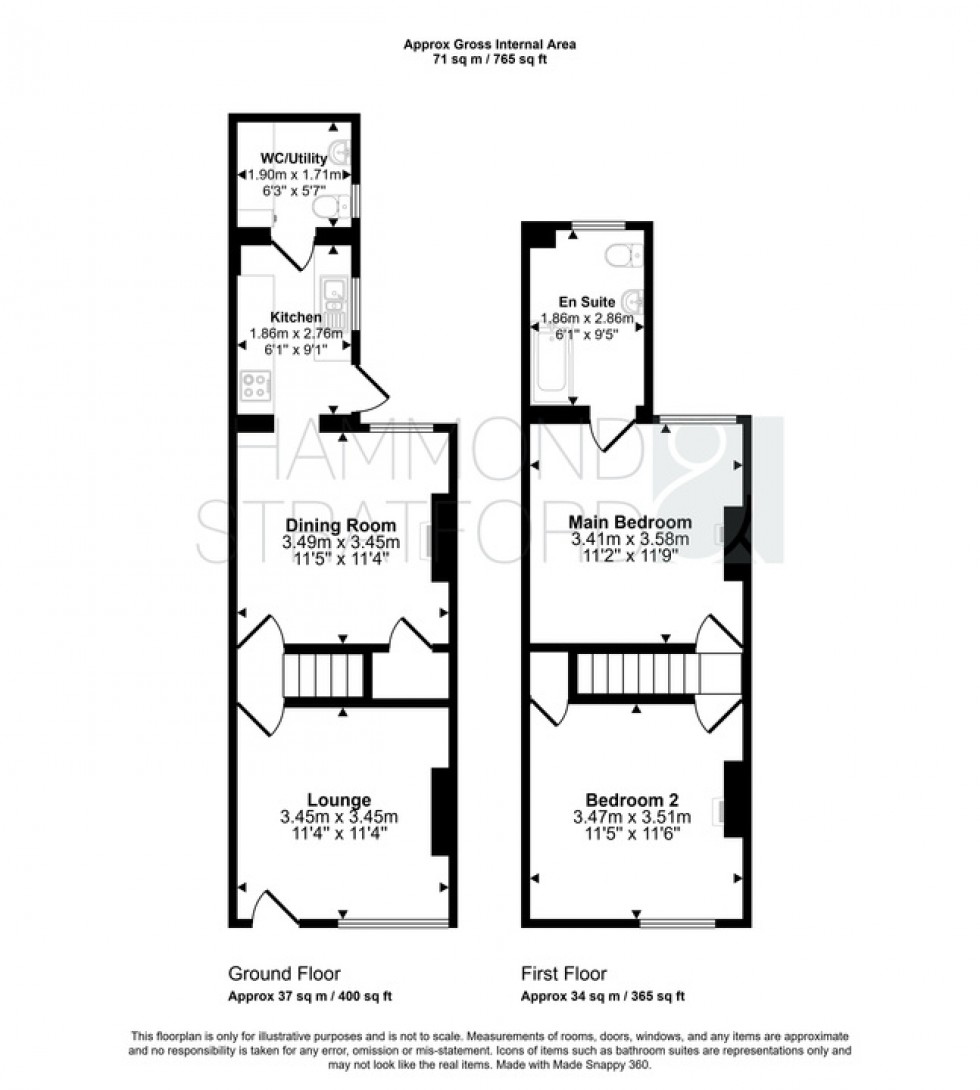 Floorplan for Waldeck Road, Norwich