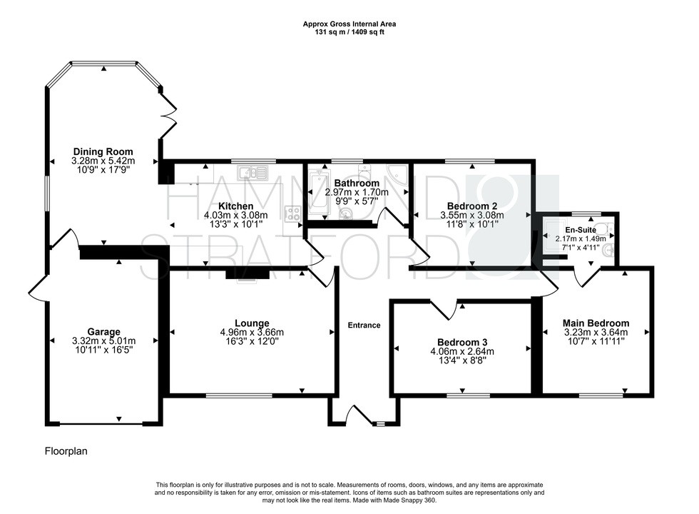 Floorplan for Canns Lane, Hethersett