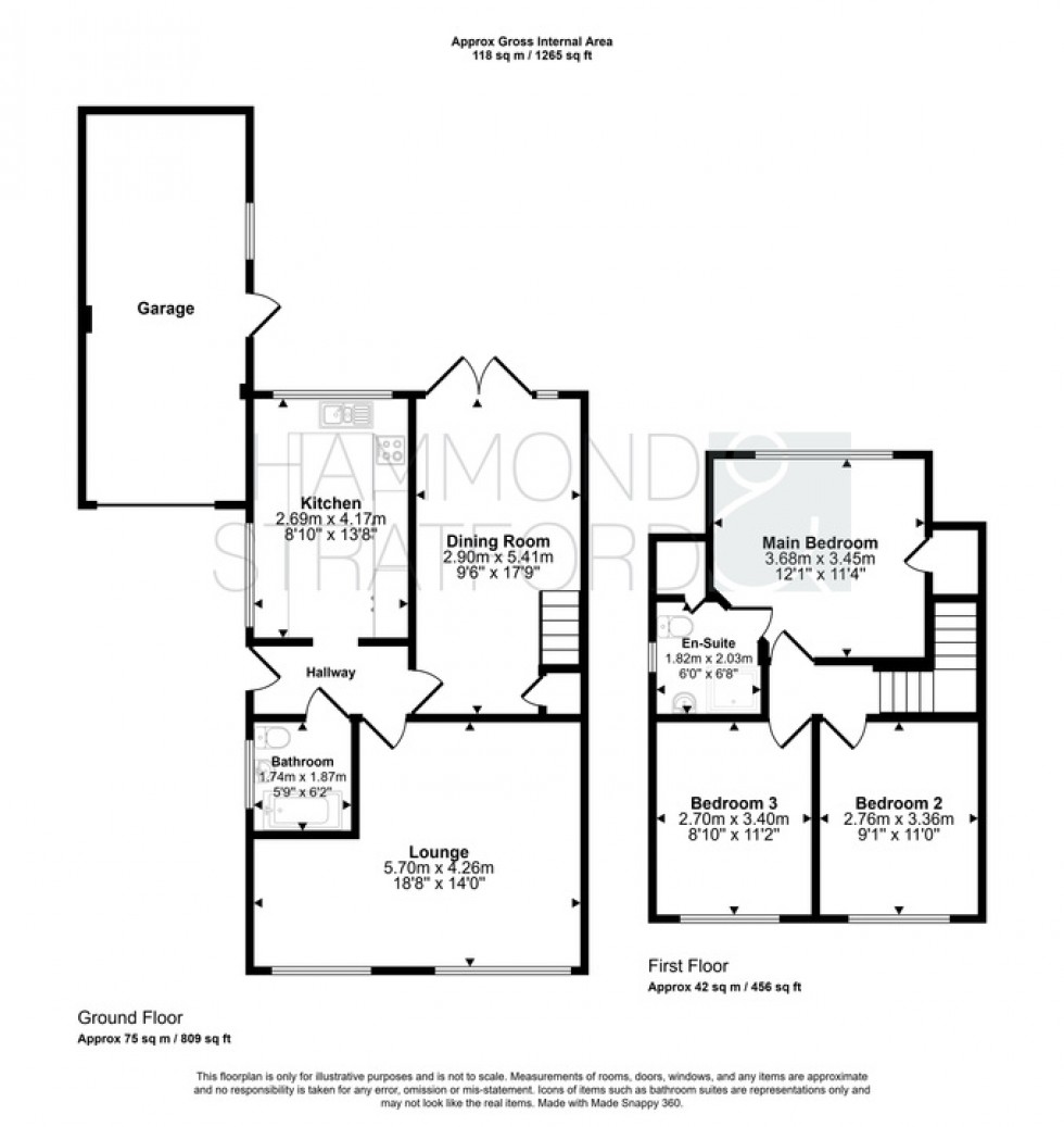 Floorplan for Bishop Herbert Close, Hockering