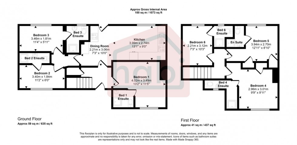 Floorplan for Taylor Road, Norwich