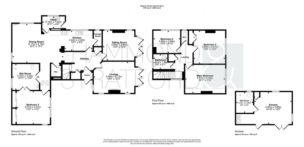 Floorplan for Keswick Close, Cringleford