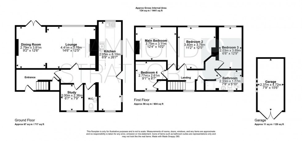 Floorplan for Shropham Road, Great Hockham