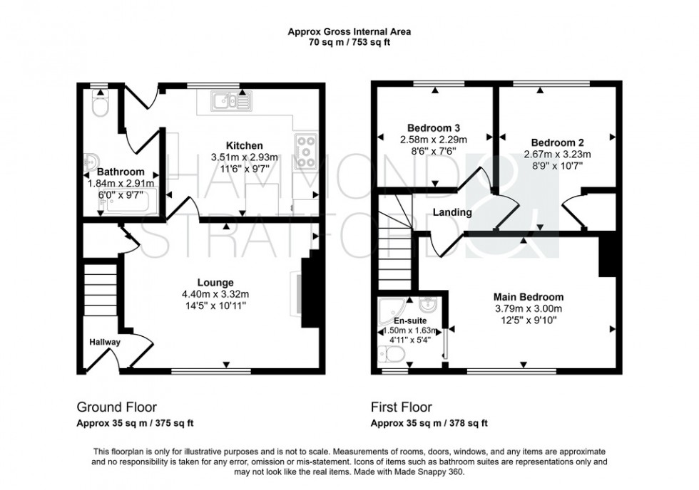 Floorplan for Beeching Road, Norwich