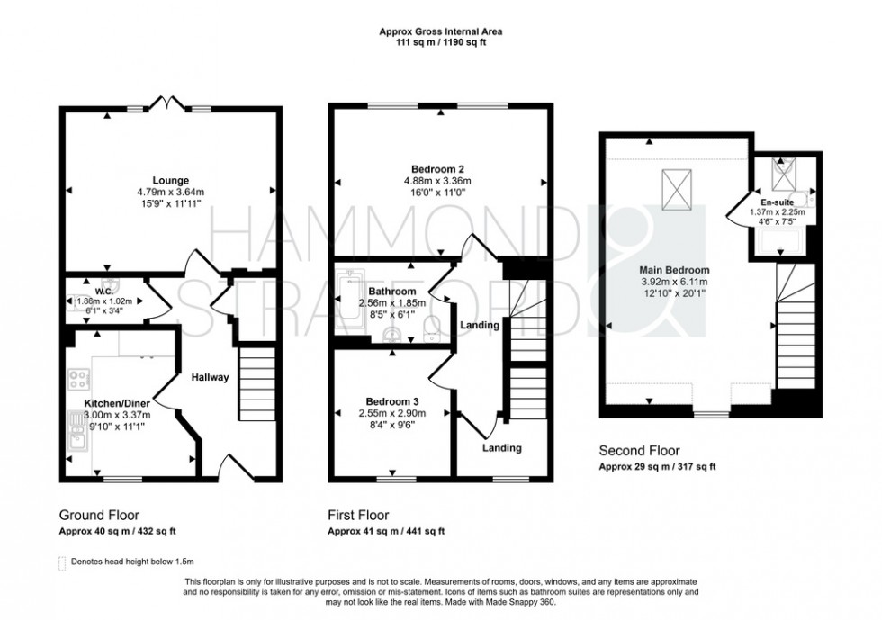 Floorplan for Nuthatch Way, Attleborough