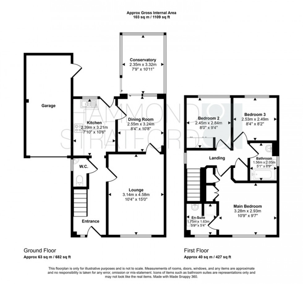 Floorplan for Balmoral Close, Attleborough