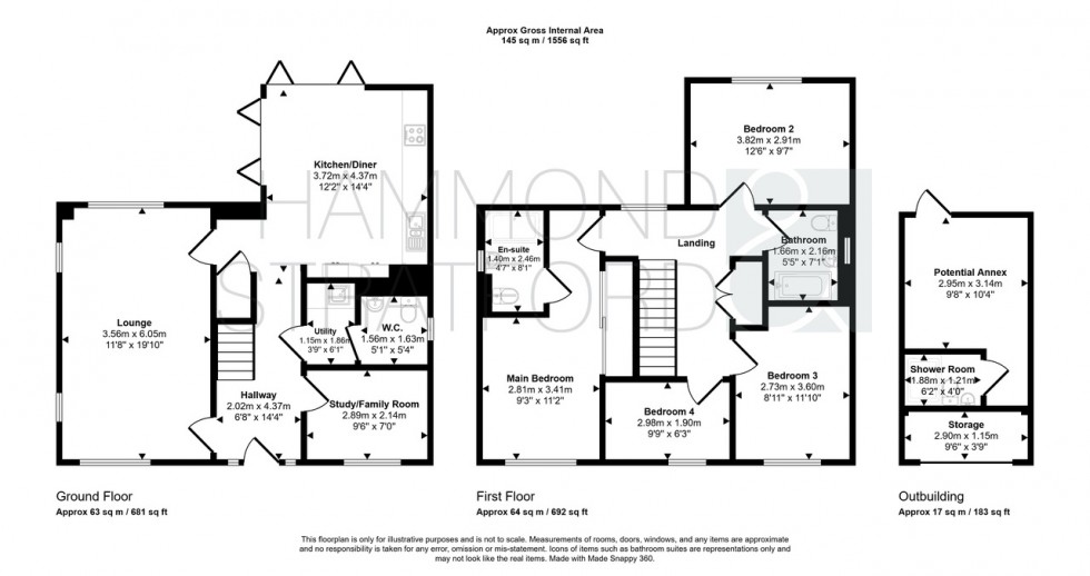 Floorplan for Serotine Avenue, Hethersett