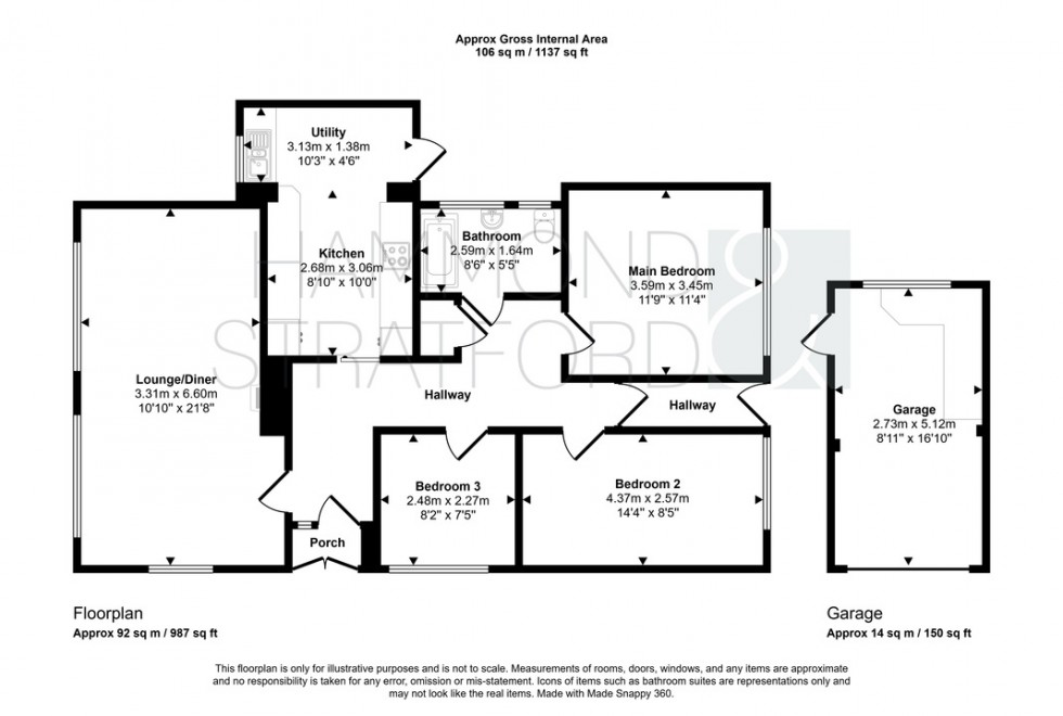Floorplan for Parsons Mead, Eaton
