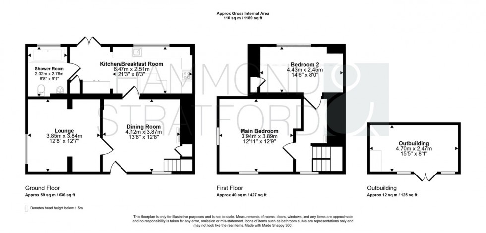 Floorplan for Ellingham Road, Attleborough