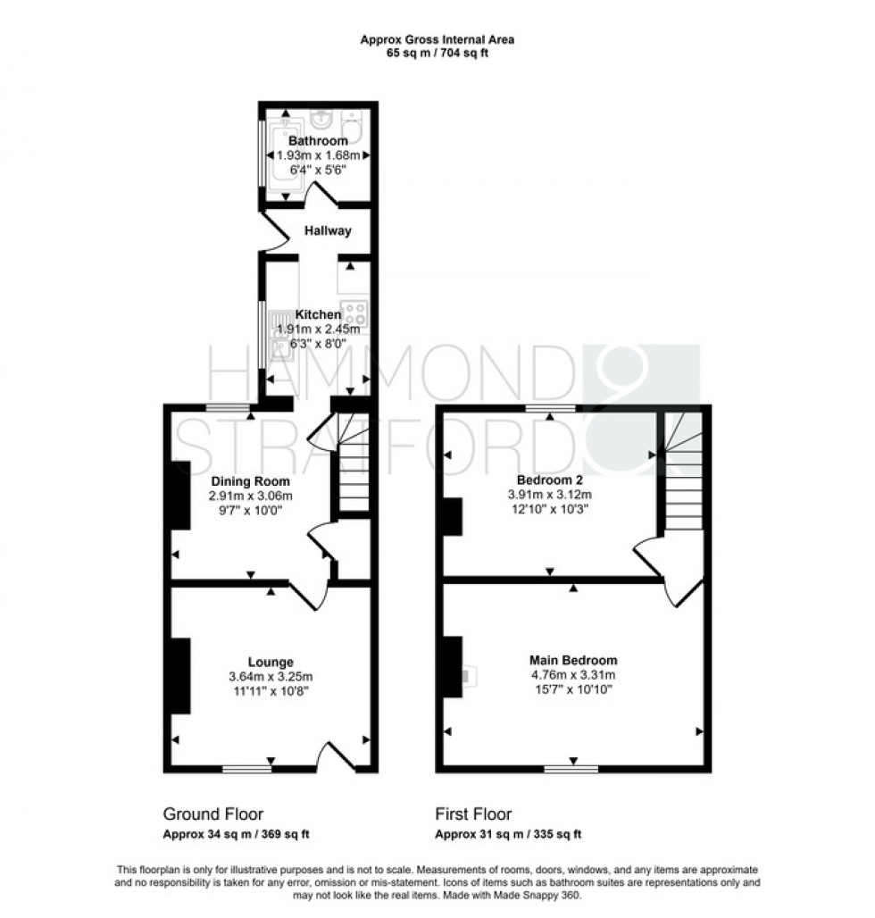 Floorplan for Newmarket Street, Golden Triangle