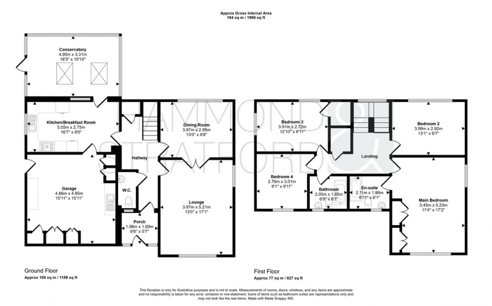 Floorplan for Hardingham Street, Hingham