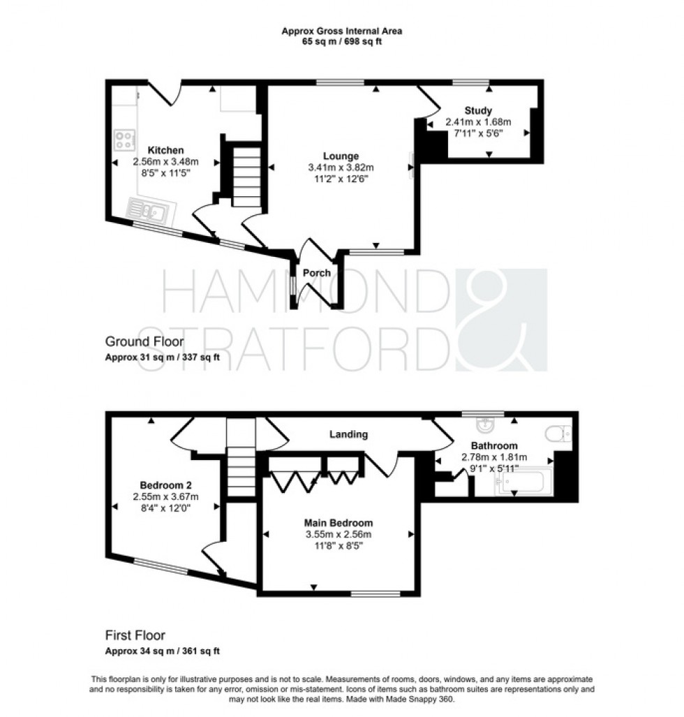 Floorplan for White Hart Street, East Harling
