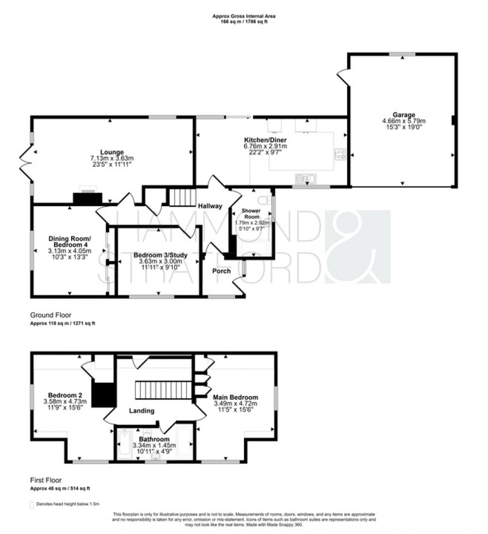 Floorplan for Kingston Square, Norwich