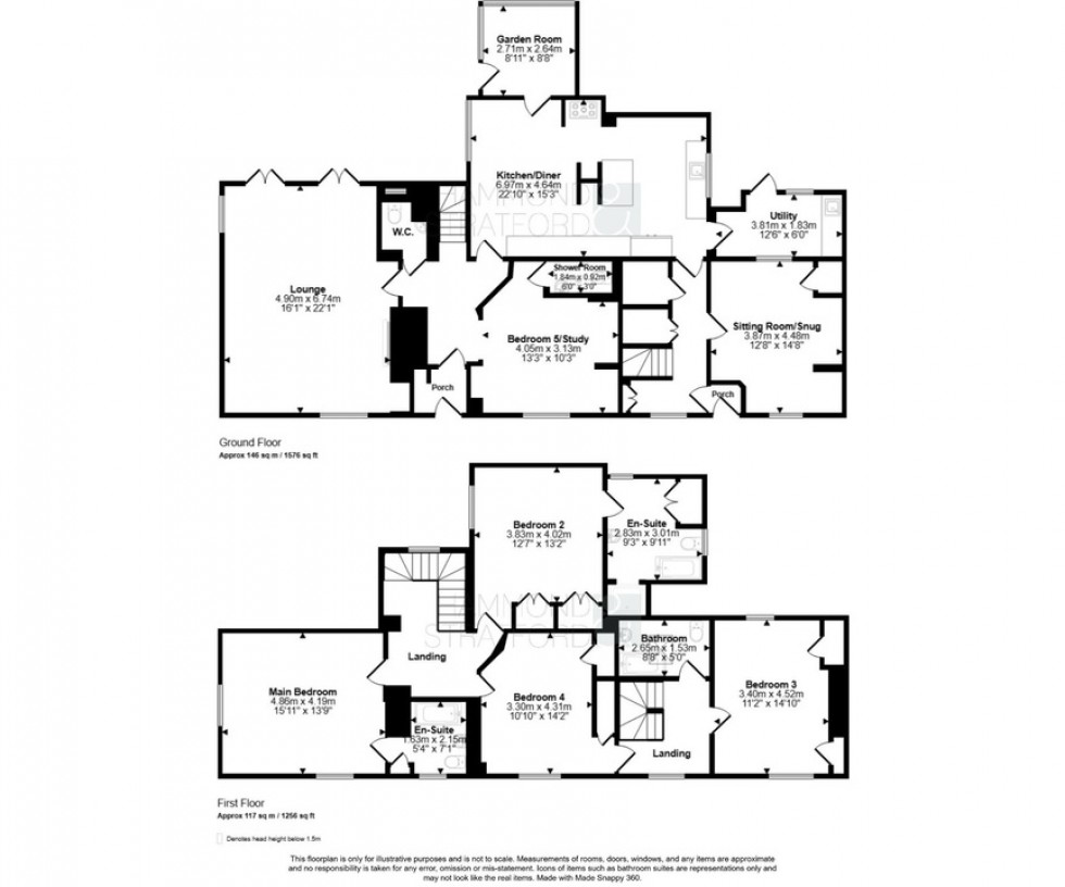 Floorplan for 4 Dereham Road, Hingham